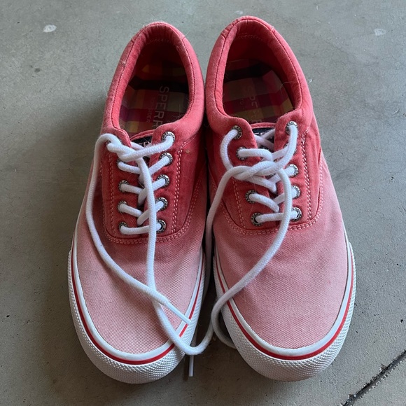 Sperry Red Canvas Shoes - Picture 3 of 3